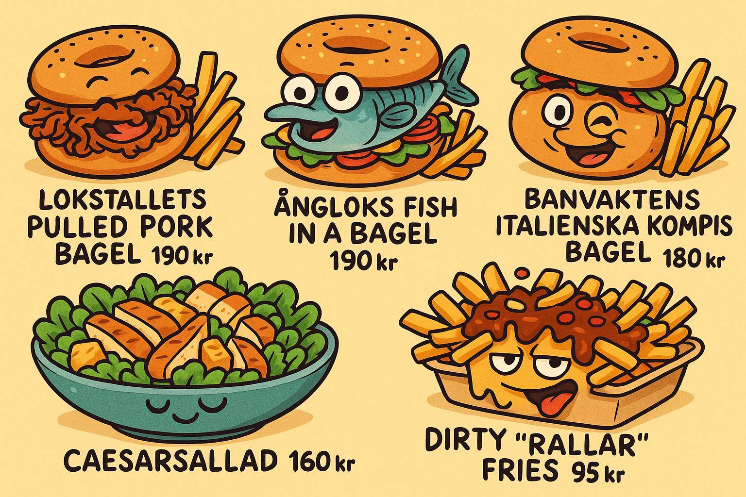 PÅ MENYN UNDER LÖRDAGENS RELEASEFEST