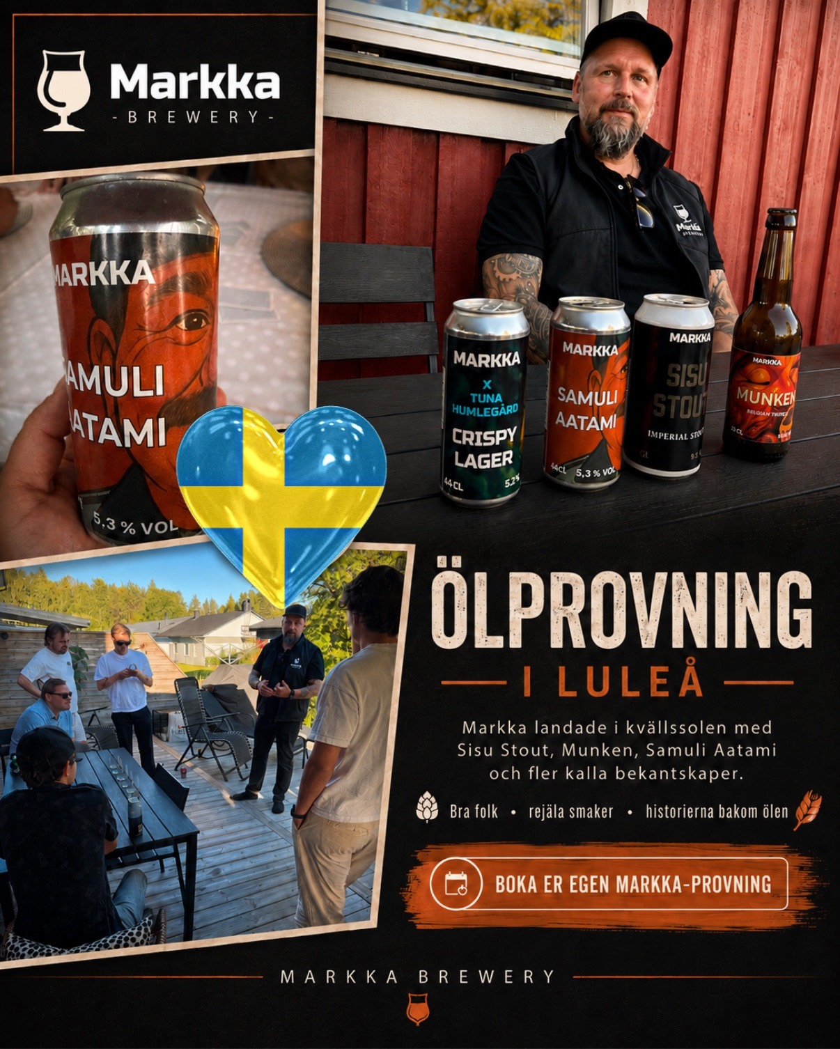 MARKKA LANDAR I LULEÅ